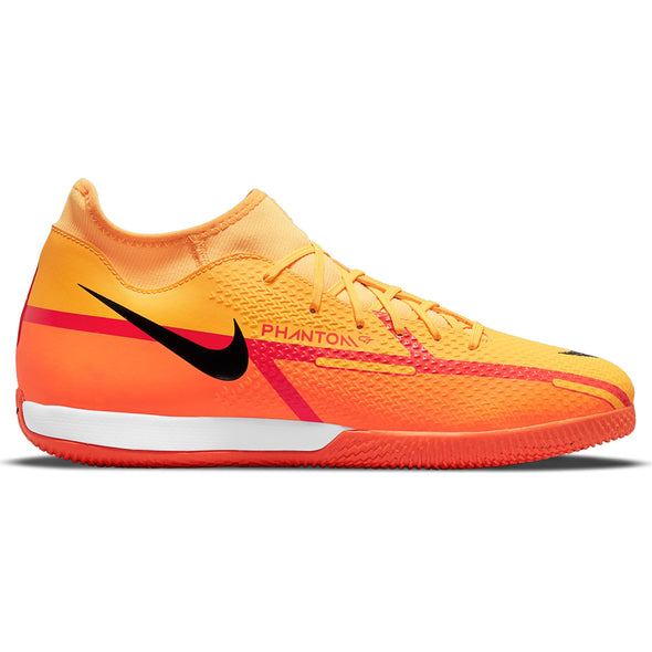 Nike Phantom GT2 Academy DF IC Indoor Soccer Shoe - Laser Orange/Black/Total Orange/Bright Crimson