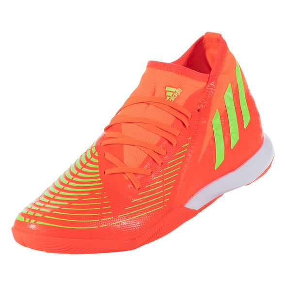 adidas Predator Edge.3 IN Indoor Soccer Shoe - Solar Red/Solar Green/Core Black