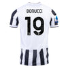 adidas Leonardo Bonucci 2021-22 Juventus Replica Home Jersey - MENS