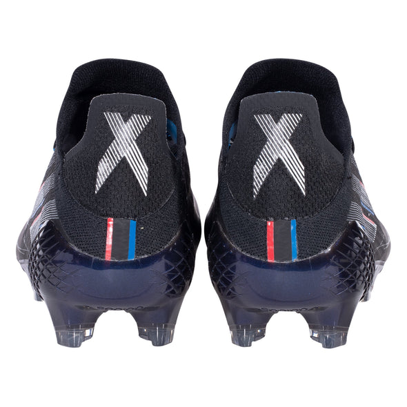 adidas X Speedflow.1 FG Firm Ground Soccer Cleat: Core Black/White/Vivid Red
