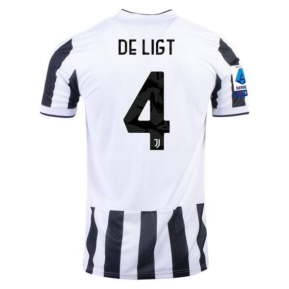 adidas Matthijs de Ligt 2021-22 Juventus Replica Home Jersey - MENS
