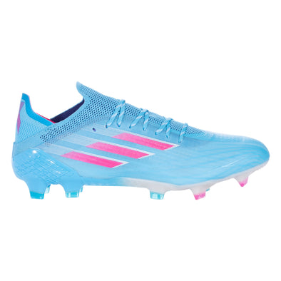 adidas X Speedflow.1 FG Firm Ground Soccer Cleat Sky Rush/Team Shock Pink/White