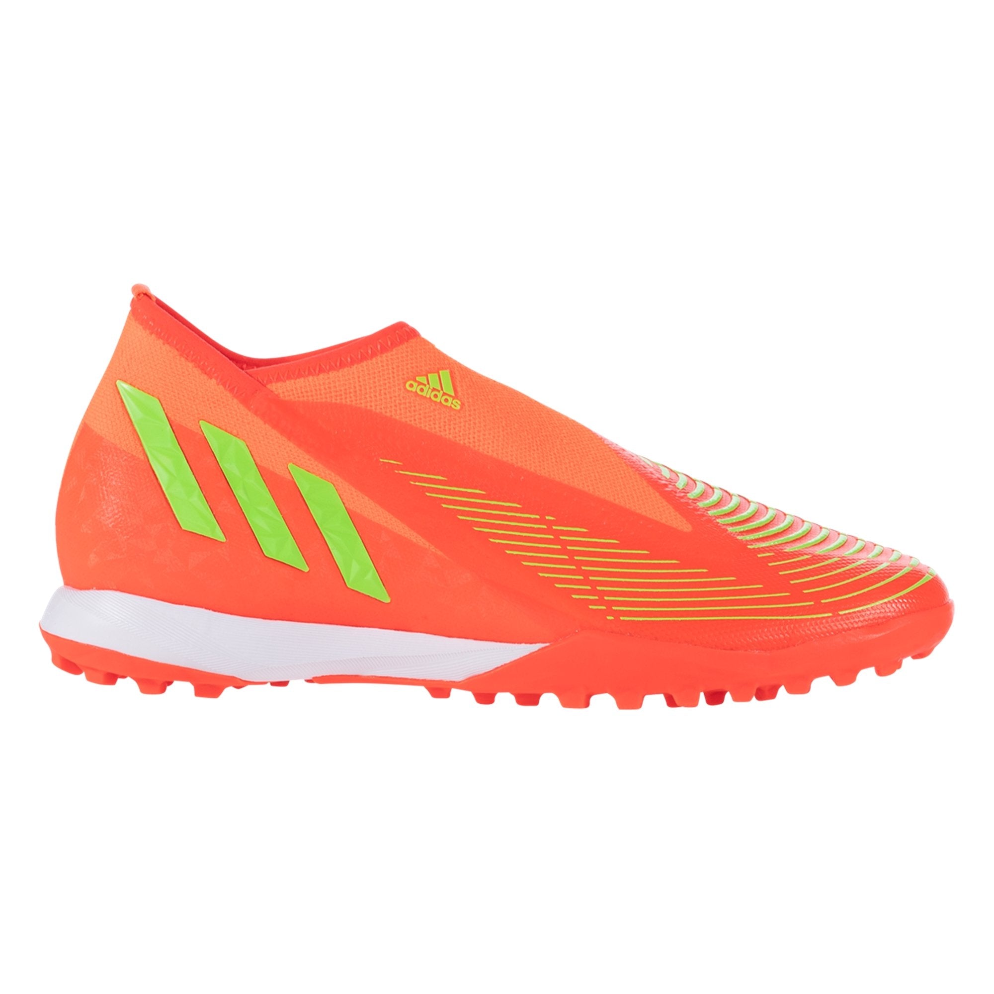 adidas Predator Edge.3 Laceless Firm Ground Soccer Cleats  - Solar Red