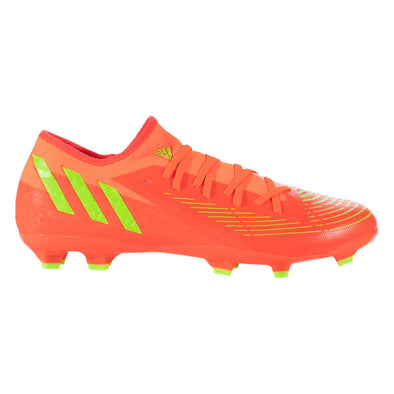 adidas Predator Edge.3 Low Cut FG Firm Ground Soccer Cleat - Solar Red/Solar Green/Core Black