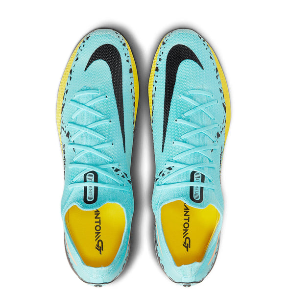 Nike Phantom GT2 Elite FG Soccer Cleat - Polarized Blue/Black/Yellow Strike/Sunset Glow/Coconut Milk