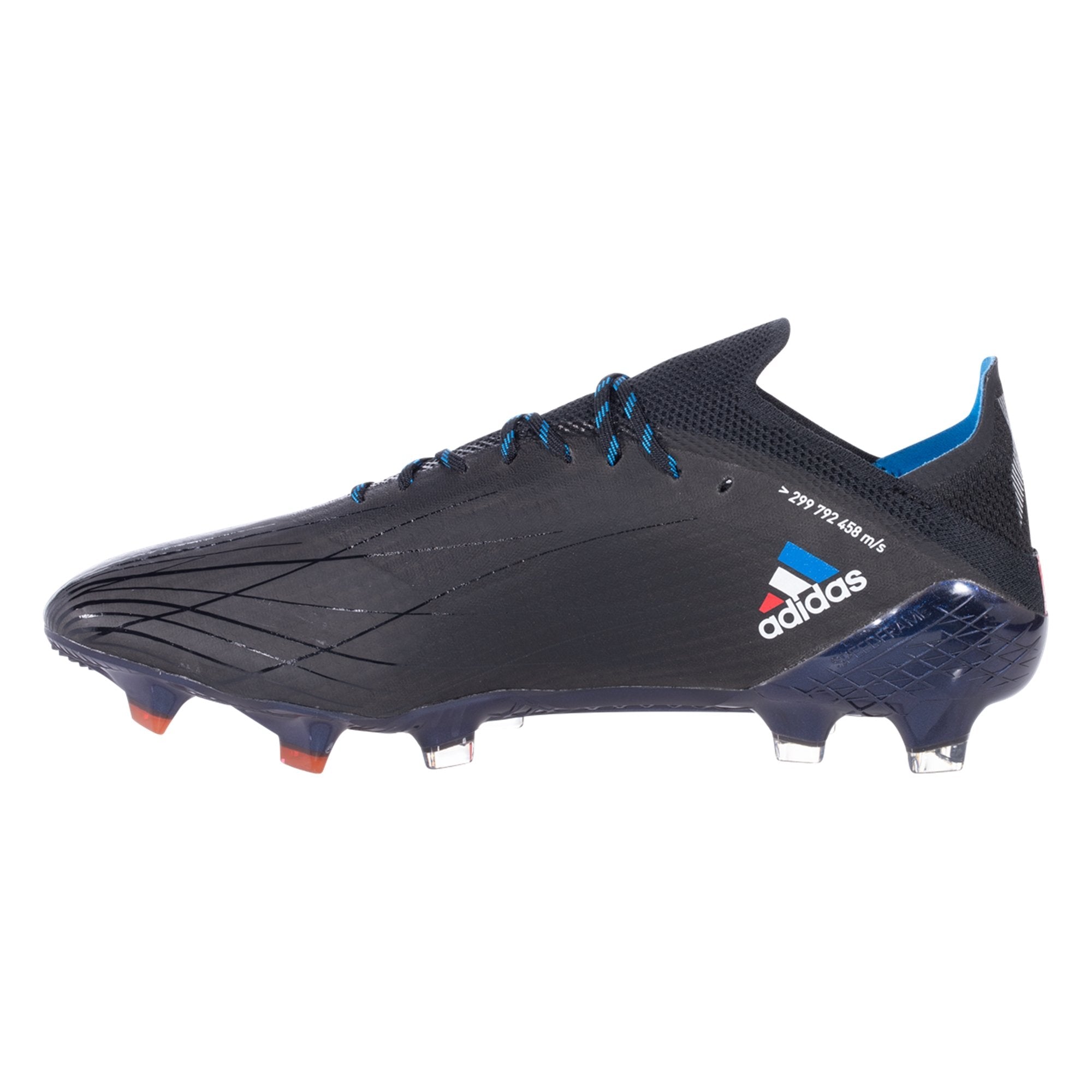 adidas X Speedflow.1 FG Firm Ground Soccer Cleat: Core Black/White 