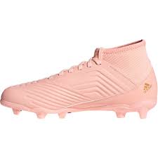 Adidas Predator 18.3 Youth Firm Ground Soccer Cleats - Pink/Black