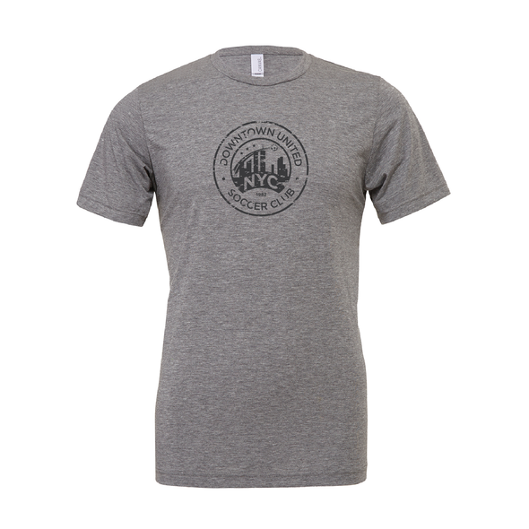 DUSC Boys (Logo) Bella + Canvas Short Sleeve Triblend T-Shirt Grey