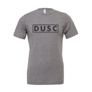 DUSC FAN (Club Name) Bella + Canvas Short Sleeve Triblend T-Shirt Grey