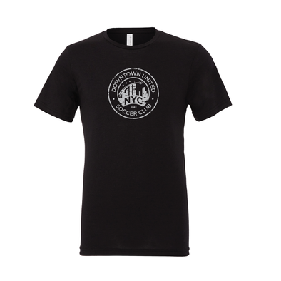 DUSC Girls (Logo) Bella + Canvas Short Sleeve Triblend T-Shirt Solid Black