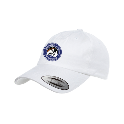 DUSC FAN (Logo) Yupoong Cotton Twill Cap White