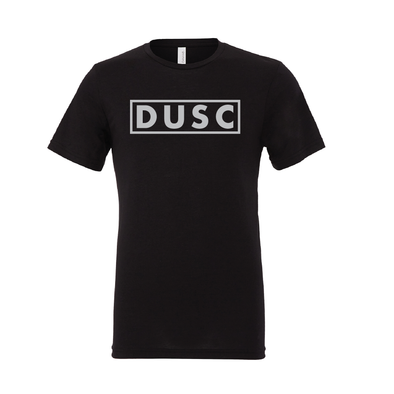 DUSC FAN (Club Name) Bella + Canvas Short Sleeve Triblend T-Shirt Solid Black