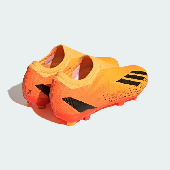 adidas X Speedportal.3 Laceless FG Firm Ground Soccer Cleat - Solar Gold / Core Black / Team Solar Orange