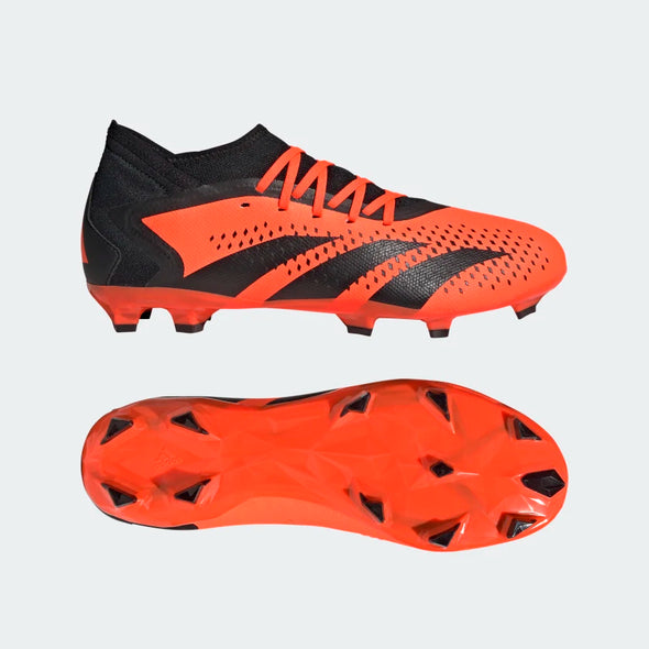 adidas Predator Accuracy.3 FG Firm Ground Soccer Cleats - Team Solar Orange/Core Black/Core Black