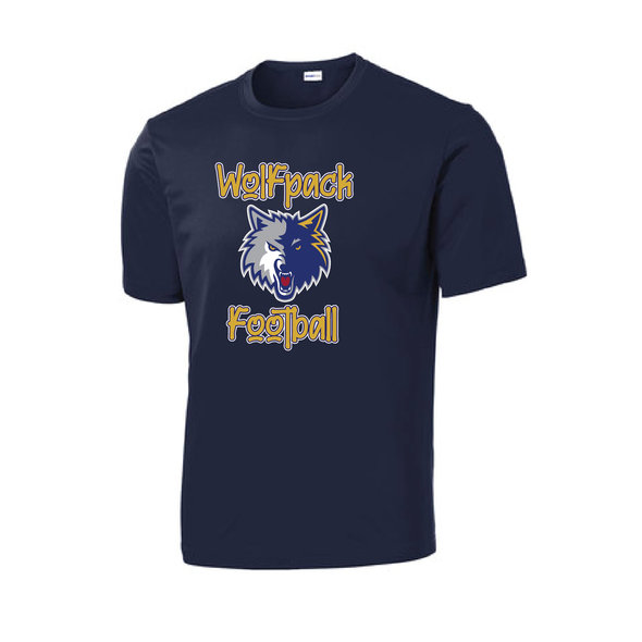 Wolfpack Football SUPPORTERS Sport-Tek DriFit Shirt Navy