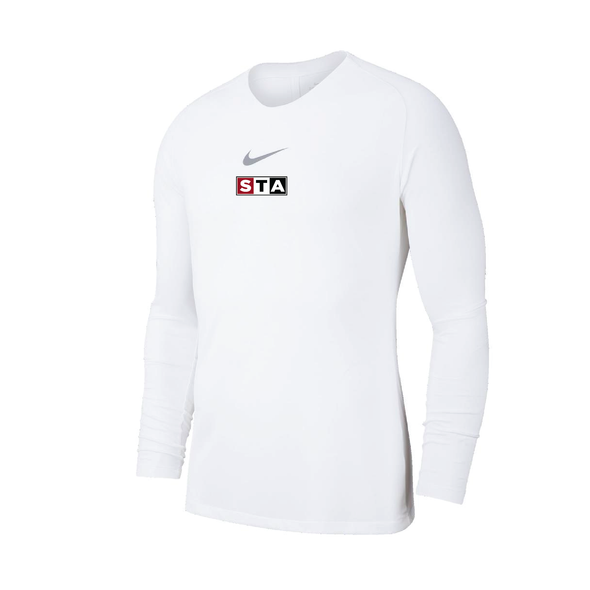 STA Boys ECNL Nike Park LS First Layer Compression White