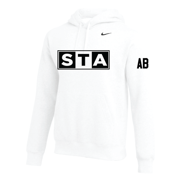 STA (Logo) Nike Club Hoodie White