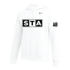STA Boys ECNL (Logo) Nike Club Hoodie White