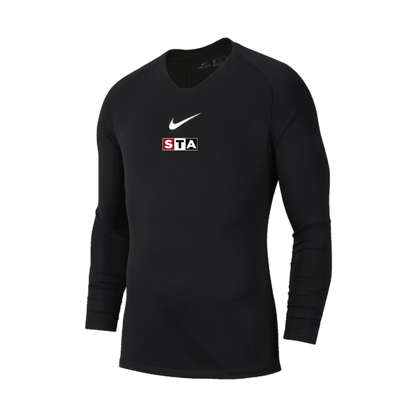 STA Morris United Nike Park LS First Layer Compression Black