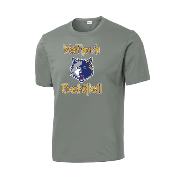 Wolfpack BasketballSUPPORTERS Sport-Tek DriFit Shirt Charcoal