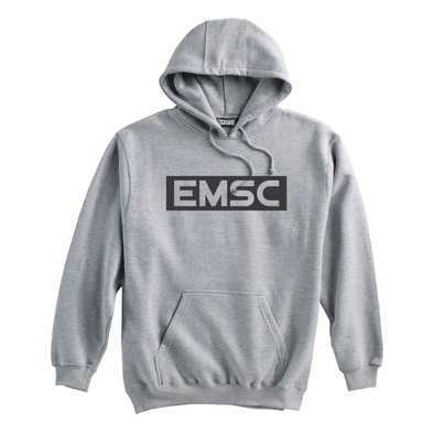 EMSC Long Island Premier (Club Name) Pennant Super 10 Hoodie Grey