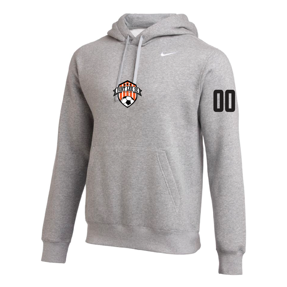 Fort Lee SC (Patch) Nike Club Hoodie Grey