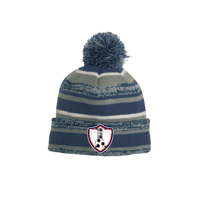 Ironbound SC MLS New Era Sideline Bobble Beanie Navy