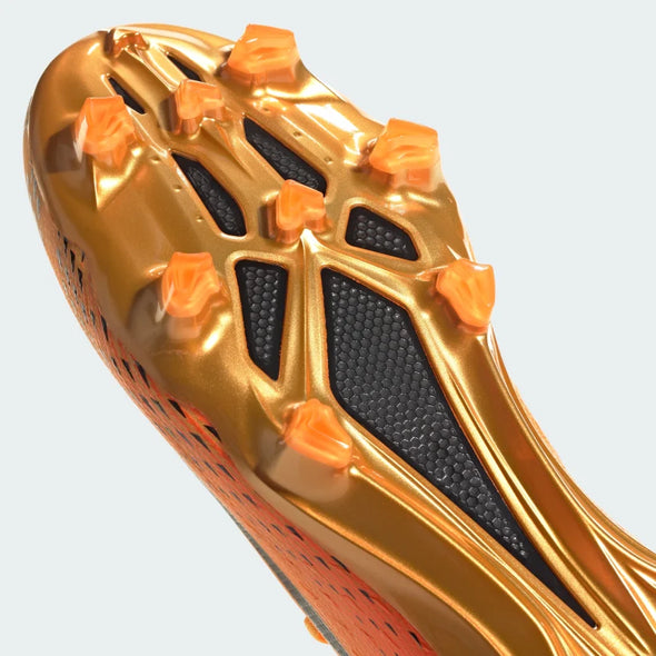 adidas X Speedportal.1 FG Firm Ground Soccer Cleats - Solar Gold / Core Black / Team Solar Orange