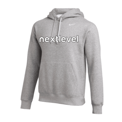 Next Level (Transfer) Nike Club Hoodie Grey