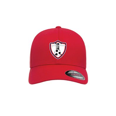 Ironbound FAN Flexfit Wool Blend Fitted Cap Red