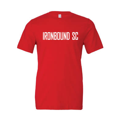 Ironbound SC (Club Name) Bella + Canvas Short Sleeve Triblend T-Shirt Red