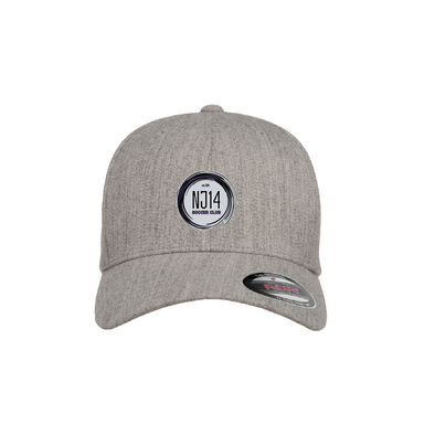 NJ14 Flexfit Wool Blend Fitted Cap Heather Grey