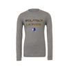 Wolfpack Lacrosse FAN Bella + Canvas Long Sleeve Triblend T-Shirt Grey