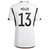 Kid's Replica adidas Muller Germany Home Jersey 2022