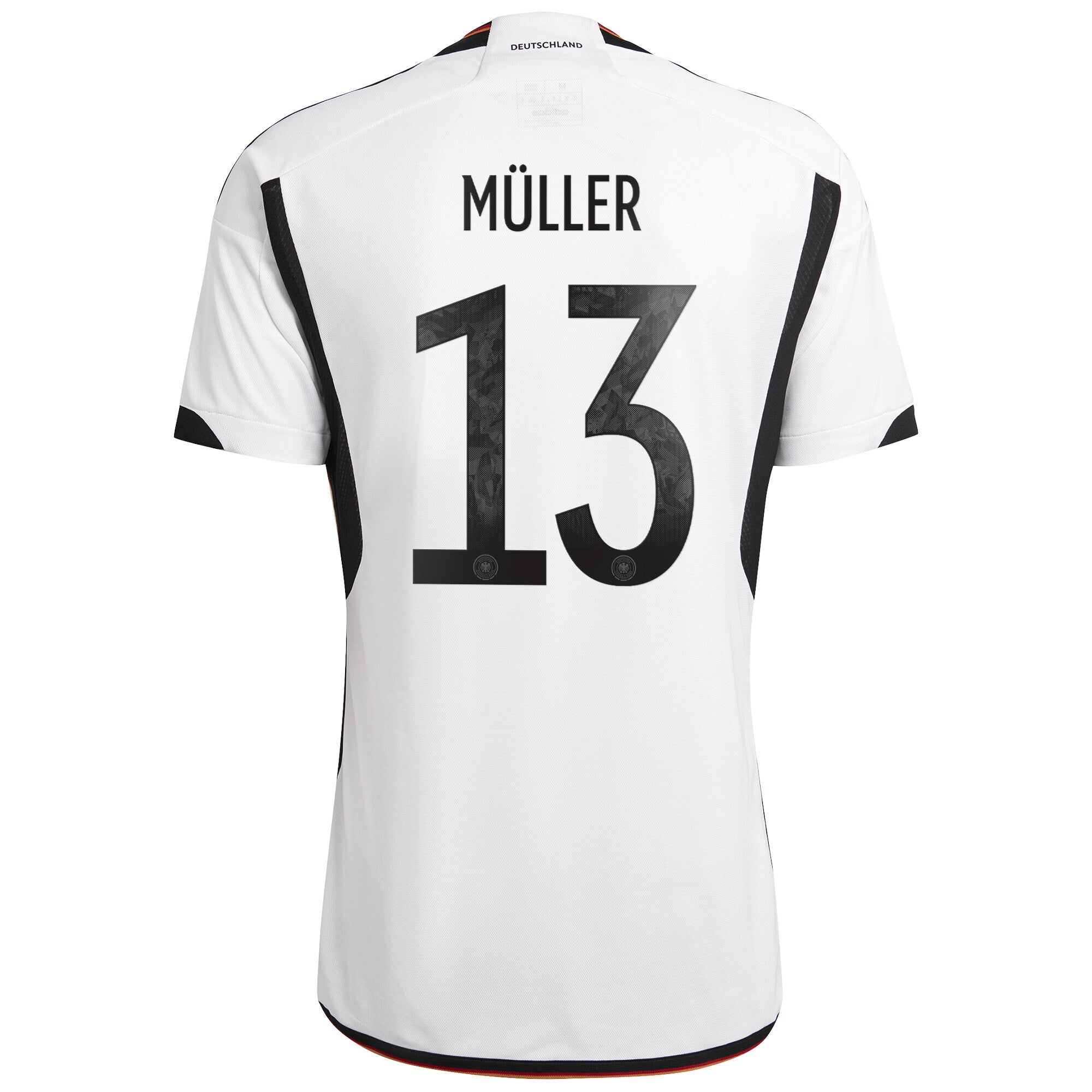 adidas adidas Youth Germany WC 2022 World Cup Home Jersey - White/Black/Gold