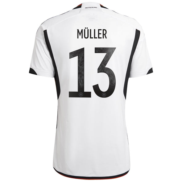 Kid's Replica adidas Muller Germany Home Jersey 2022