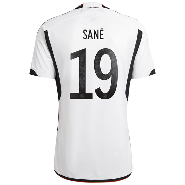 Kid's Replica adidas Sane Germany Home Jersey 2022