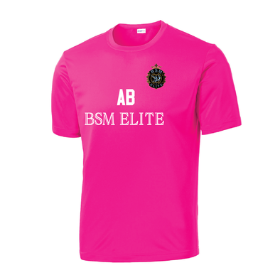 BSM Elite Coaches Sport-Tek Jersey Pink