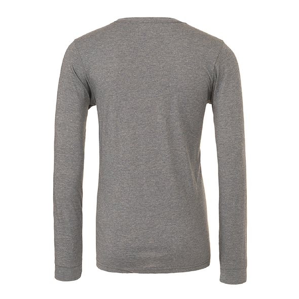 Pflugerville FC (Patch) Bella + Canvas Long Sleeve Triblend T-Shirt Grey
