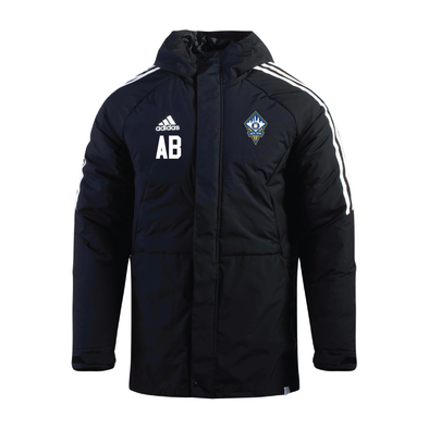 FA Euro Coaches adidas Condivo 22 Stadium Parka Black