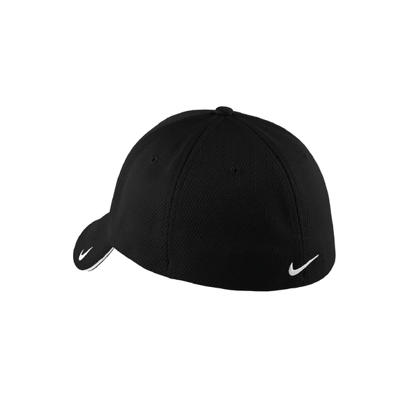FORCE Nike Dri-FIT Mesh Swoosh Flex Cap Black