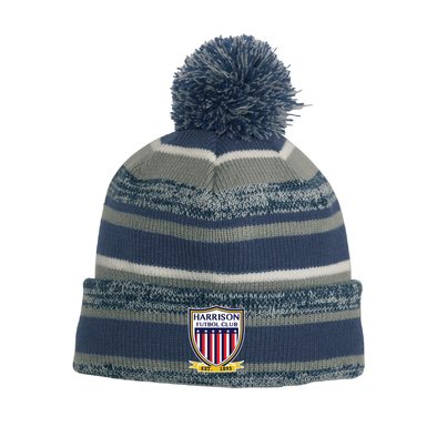 Harrison FC New Era Sideline Bobble Beanie Navy