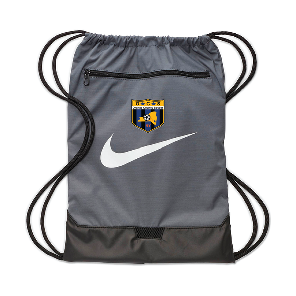 Orange County SC Nike Brasilia String Bag Black