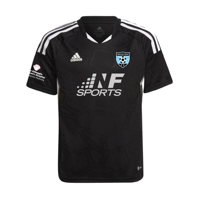 Weston FC Boys Premier adidas Condivo 22 MD Jersey Black