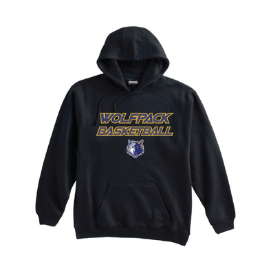 Wolfpack Basketball FAN Pennant Super 10 Hoodie Black