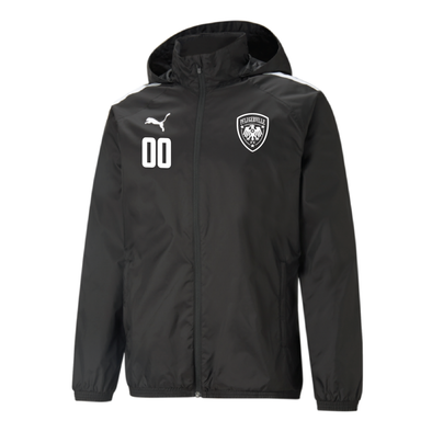 Pflugerville FC Puma Team Liga 25 All Weather Jacket Black