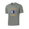 Wolfpack Football SUPPORTERS Sport-Tek DriFit Shirt Charcoal