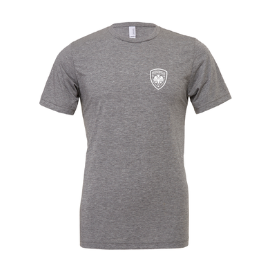 Pflugerville FC (Patch) Bella + Canvas Short Sleeve Triblend T-Shirt Grey