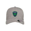 Pflugerville FC FAN Flexfit Wool Blend Fitted Cap Heather Grey