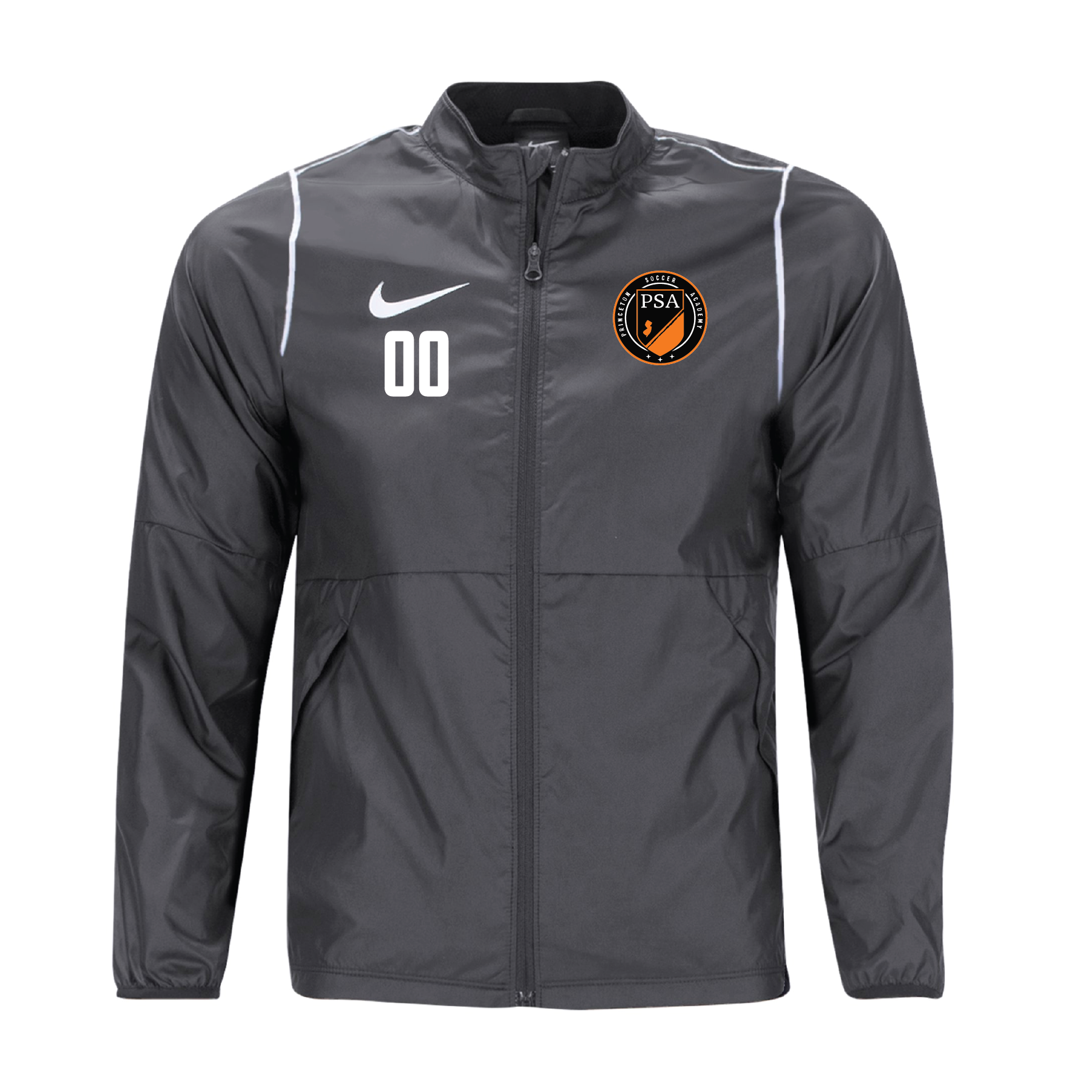 PSA North Nike Park 20 Rain Jacket Grey Soccer Zone USA